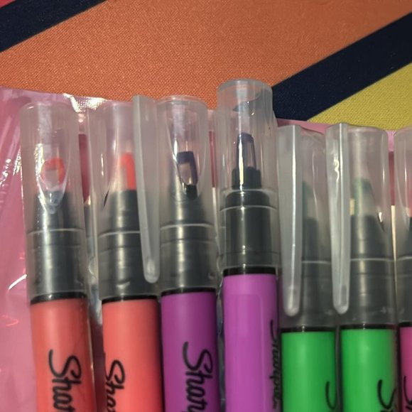 Sharpie Highlighter Clear View w/see through Chisel Tip 10CT NEW - Picture 8 of 9